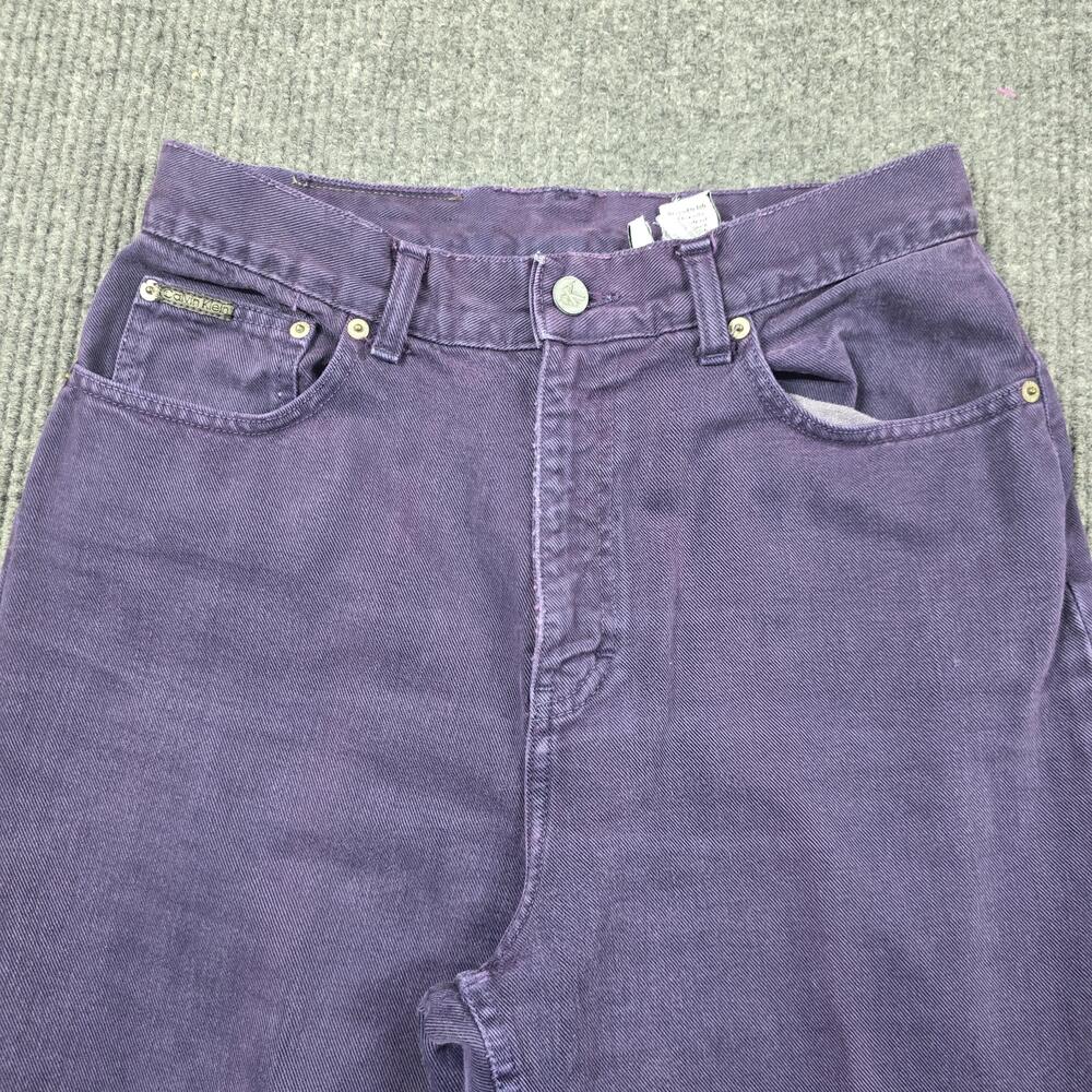 Vintage Calvin Klein Jeans Womens 14 Purple High Rise Mom Tapered USA 90s